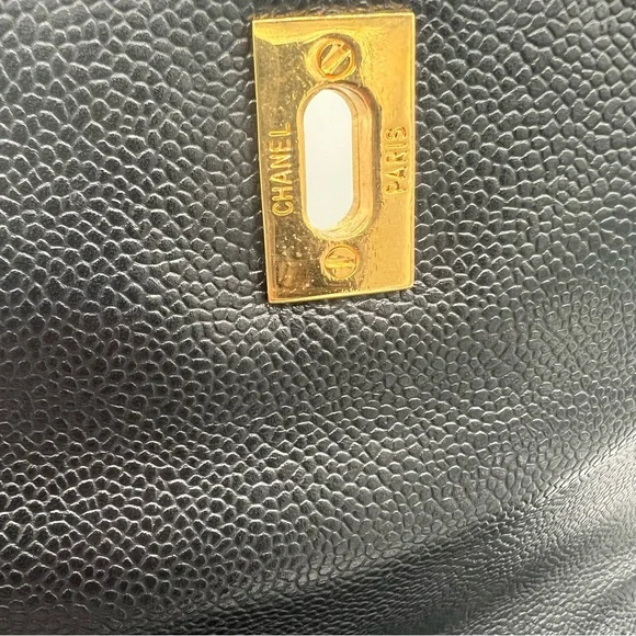❗️SOLD ❗️Chanel backpack caviar skin 24k gold plated hardware❤️ - Picture 11 of 16